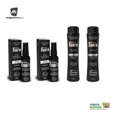 Imagem de  Kit Max Efetive Hair 2 Tônico 50ml + 2 Shampoo 250ml  - Strattus
