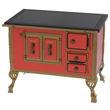Imagem de Fogao a Lenha Venax GII n 2 Colonial Premium Vermelho SE