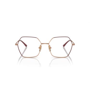 Imagem de Armação para Óculos Vogue Eyewear 0VO4297T 5194 Tam 53 / Vinho/Rose Gold