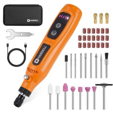 Imagem de Ferramenta rotativa sem fio HARDELL Mini 3.7V com 43 acessórios