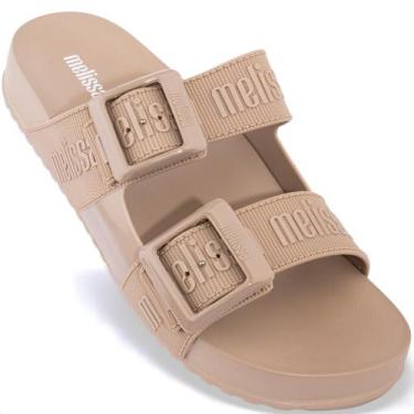 Imagem de Sandália Melissa Cozy Slide M-Lover Original 35849, Bege, 36