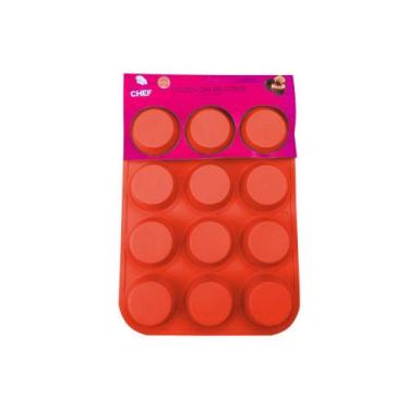 Imagem de Forma de Cupcake Vermelha 7cm - GMETC20-Red - Prime Chef