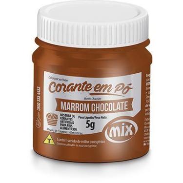 Imagem de Corante Em Po Marrom Chocolate 5g Mix - MIX Ingredientes