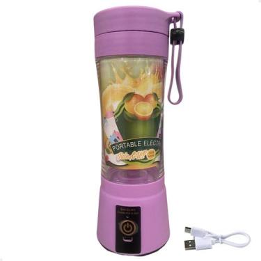 Imagem de Mini Liquidificador Portátil Lorben USB Recarregável, Roxo
