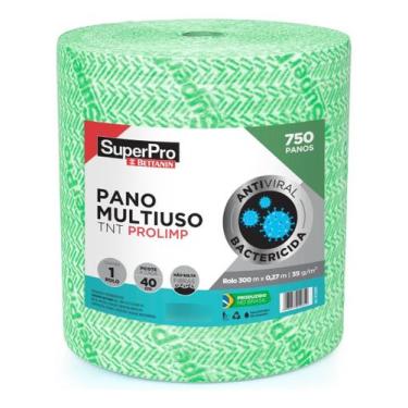 Imagem de Pano De Limpeza Multiuso Superpro 750 Panos Rolo 300 Metros - Bettanin