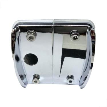 Imagem de M Kit 09 Porta De Correr Giro Em Vidro Temperado Cromado - Mettallflec