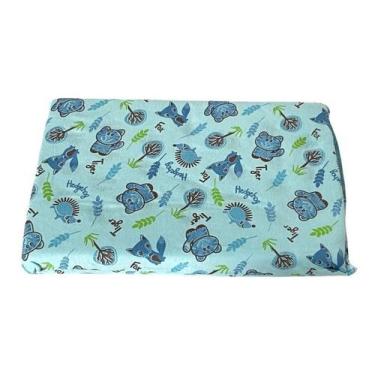 Imagem de Travesseiro Bebe Anti Sufocante Anti Alérgico Recém Nascido - Minasrey