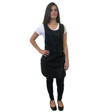 Imagem de Avental Profissional Cabeleireiro Fecha c/ tiras autocolantes Marco Bo