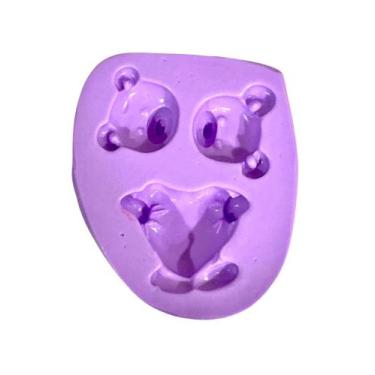 Imagem de F1239 molde de silicone urso confeitaria biscuit - confeitaria dos mol