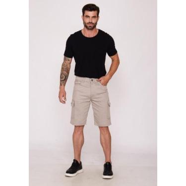 Imagem de Bermuda Masculina 7950 Bege F075 - Macaw, Bege, 46