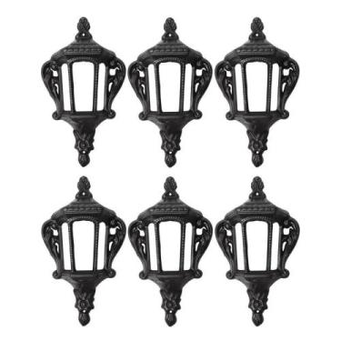 Imagem de Kit 6 Arandelas Externa Interna De Parede Em Ferro Fundido - FUNDIÇÃO 