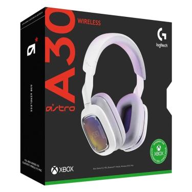 Imagem de Headset Gamer Logitech Astro A30 Wireless - Branco