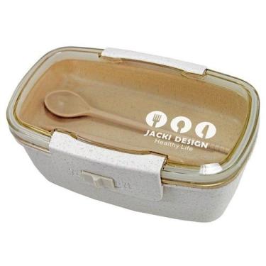 Imagem de Pote de Marmita com Vedação Hermética 800ml - Jacki Design, Creme