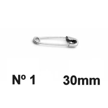 Imagem de Alfinete De Segurança Nº 1 C/ 200 Unidades 3 cm - Sekich