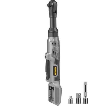 Imagem de Chave catraca sem fio de 3/20.3 cm para bateria Dewalt 20 V (apenas ferramenta), catraca elétrica de 102 Nm, conjunto de chaves catraca de potência estendida com velocidade variável, luz LED