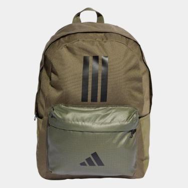 Imagem de Mochila Adidas Clássica Treino 3 Listras 27.5L, Verde, Único