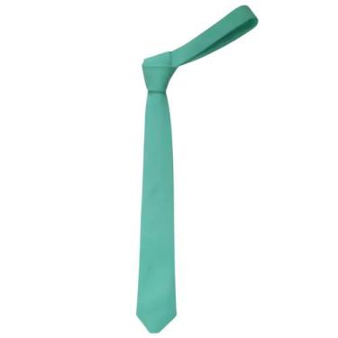 Imagem de Gravata Fosca Semi Slim  Verde Menta - R E R GRAVATAS