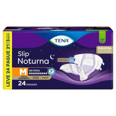 Imagem de Fralda Tena Slip Noturna Tamanho M Leve 24 Pague 21 Unidades e Ganhe 3