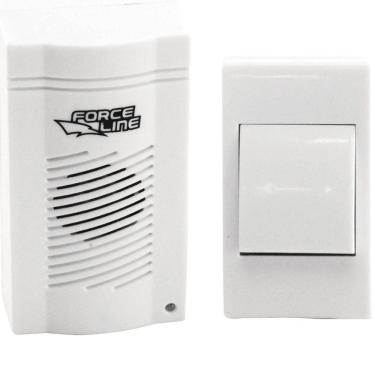 Imagem de Campainha Sem Fio Digital Bivolt - 0180300012 - Force Line Campainha Sem Fio Digita Biv...