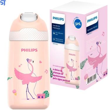 Imagem de Garrafa Térmica Infantil Philips Flamingo 350Ml Awp2652Pk