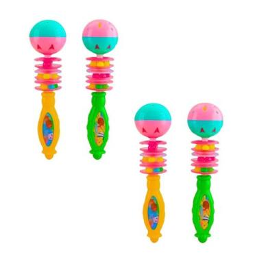 Imagem de 2 Kit 2 chocalhos infantil dty 1364 - shopmanu