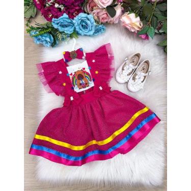 Imagem de Romper Vestido Temático Capivara para Bebê - Tecido 100% Poliéster - n