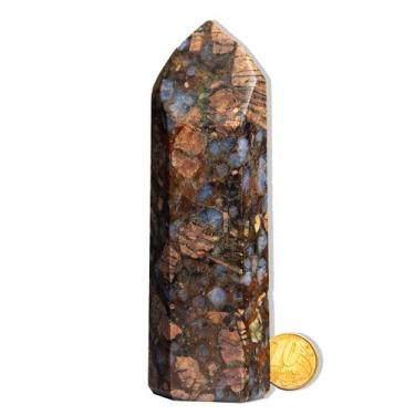 Imagem de Ponta Riolita Rosa Pedra Natural 12 a 13cm 200-250g Tipo B - Cristaisd