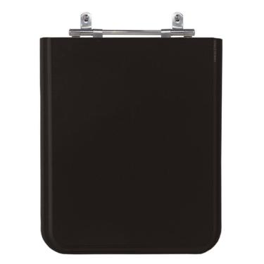 Imagem de Assento Poliéster Laminado Square Preto Tampa Vaso Incepa