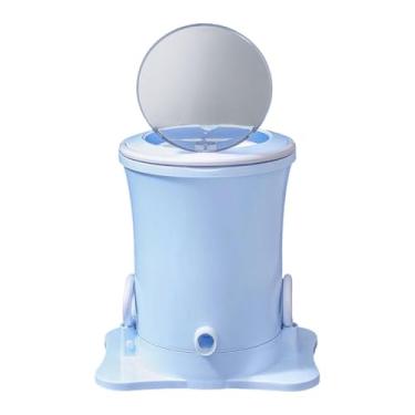 Imagem de Fenteer Secadora de roupas, centrifugadora, mini, compacta, portátil, máquina de secagem manual de roupas para apartamento, escola, trailer, acampamento, Azul, S