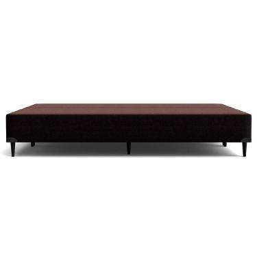 Imagem de Base Sommier Camurça Preto Queen 158x198x23cm - 1051611810 - Ortobom Base Sommier Camur...