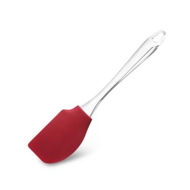 Imagem de Espátula Pão Duro De Silicone Cabo Acrílico Vermelha Up Home - UD053