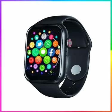 Imagem de Relógio Smartwatch Preto para Celulares Samsung e Motorola - Compatíve