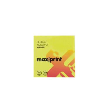 Imagem de Bloco Adesivo Post-it Neon Maxprint