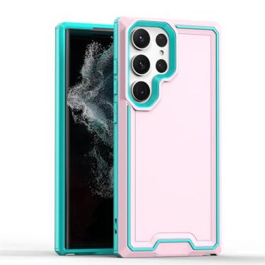 Imagem de Capa de telefone 2 em 1 armadura para Samsung Galaxy S23 Ultra S22 Plus A52 A73 A53 A33 5G S20 FE Capa de proteção pesada, T7, para Samsung A33 5G