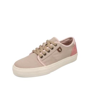 Imagem de Taos Tênis feminino Super Soul – lona envelhecida elegante com suporte de arco, palmilha removível e sola leve durável para caminhadas o dia todo, Ecru/Rosette envelhecido, 39