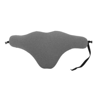 Imagem de Garosa Almofada de Apoio Lombar, Almofada Lombar de Espuma Viscoelástica Com Design Ergonômico para Cadeira de Escritório, Assento de Carro, sofá, Dormir, Capa Lavável Respirável e (Cinza)