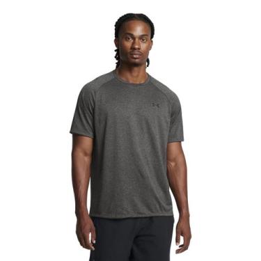 Imagem de Camiseta de Treino Masculina Under Armour Tech 2.0, Cinza, M