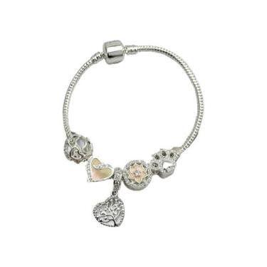 Imagem de Pulseira banhada em prata 925 Berloques - magalijoias