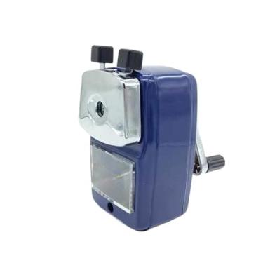 Imagem de Apontador De Lapis, Com Manivela E Recipiente Coletor(MINI AZUL)