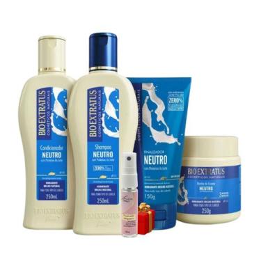 Imagem de Kit Brilho Natural Neutro Cosméticos Naturais Bio Extratus + Presente 