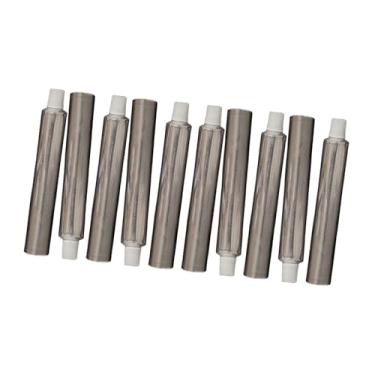 Imagem de Esquirla Tubos de Tinta Vazios, Tubos de Alumínio Vazios, Recipiente Multifuncional Compacto E Prático com Tampas, Recarregável para Pigmentos Acrílicos, 10 unidades de 50ml