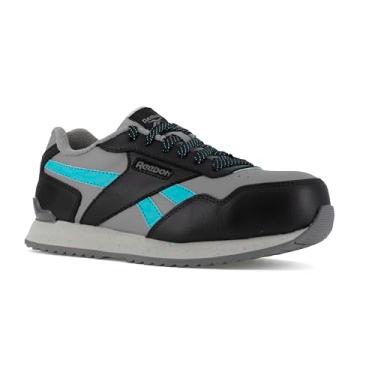Imagem de Reebok Tênis feminino Rb982 Harman Composite Toe Classic Work Cinza e Azul-petróleo Segurança, Preto, 6.5 Wide
