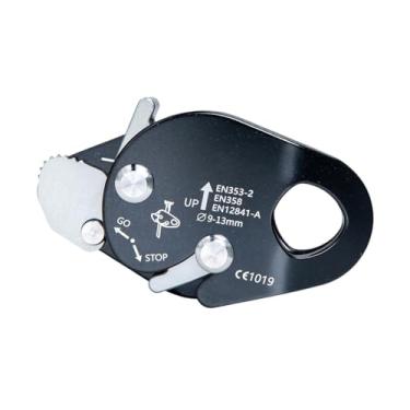 Imagem de Vaveren Dispositivo de ajuste para corda de escalada, segurança em árvores, equipamento para arboristas, Preto