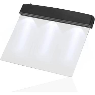 Imagem de Lightwedge Book, luz de livro LED plana de brilho ajustável, luz de livro de painel portátil de placa plana de visão noturna, para leitura noturna na cama, lâmpada de leitura de LEDs de proteção ocular