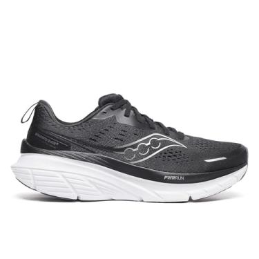 Imagem de Saucony Tênis masculino Guide 18, Preto/branco - Ob, 11.5 X-Wide
