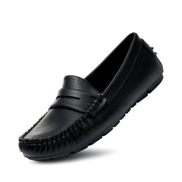 Imagem de Bernal Mocassins Femininos Casuais Confortáveis, Sem Cadarço, Calçados Baixos Para Dirigir, Calçados Para Trabalho E Caminhada (Preto 1 8.5)