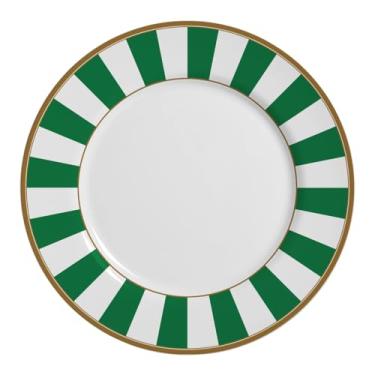 Imagem de Conjunto C/6 Prato Raso Stripe Verde