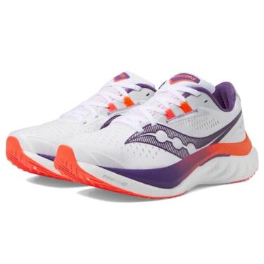 Imagem de Saucony Tênis feminino Endorphin Speed 4, Branco/violeta, 41