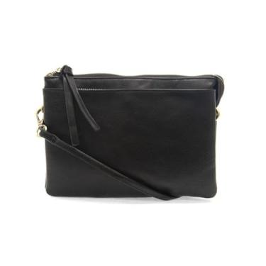 Imagem de Joy Susan Bolsa feminina fashion Piper com vários bolsos, 100 - Preto, Small