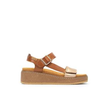 Imagem de PIKOLINOS Sandália feminina Alzira W9d Wedge, Brandy 1, 5.5-6